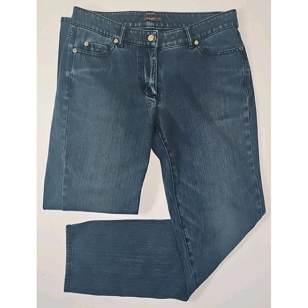 J McLaughlin Skinny Jeans‎ Women's Size 2 Blue Stretch Denim